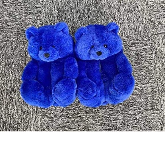 𝅺⭐️TEDDY Bear Plush Home Indoor Slippers⭐️ - Picture 3 of 4